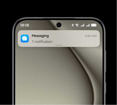 notification message